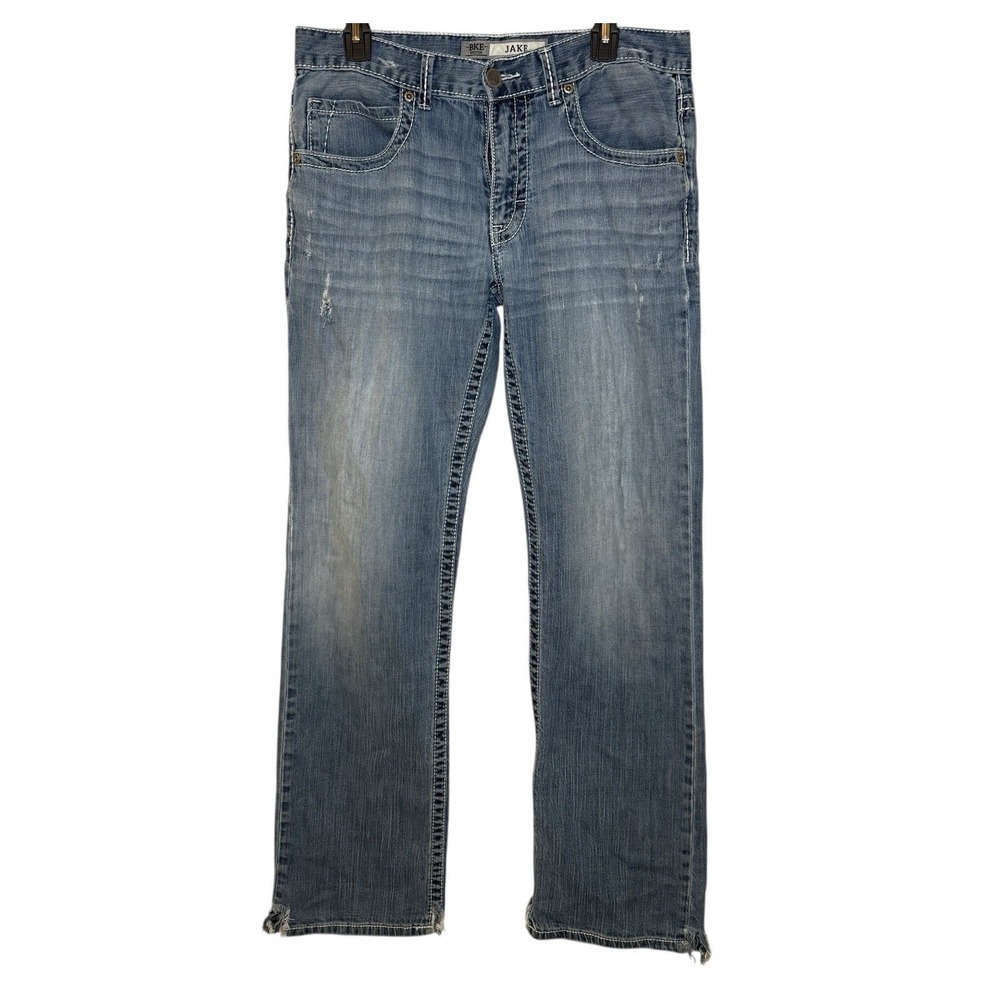 BKE Men's Straight Jeans - Light Blue